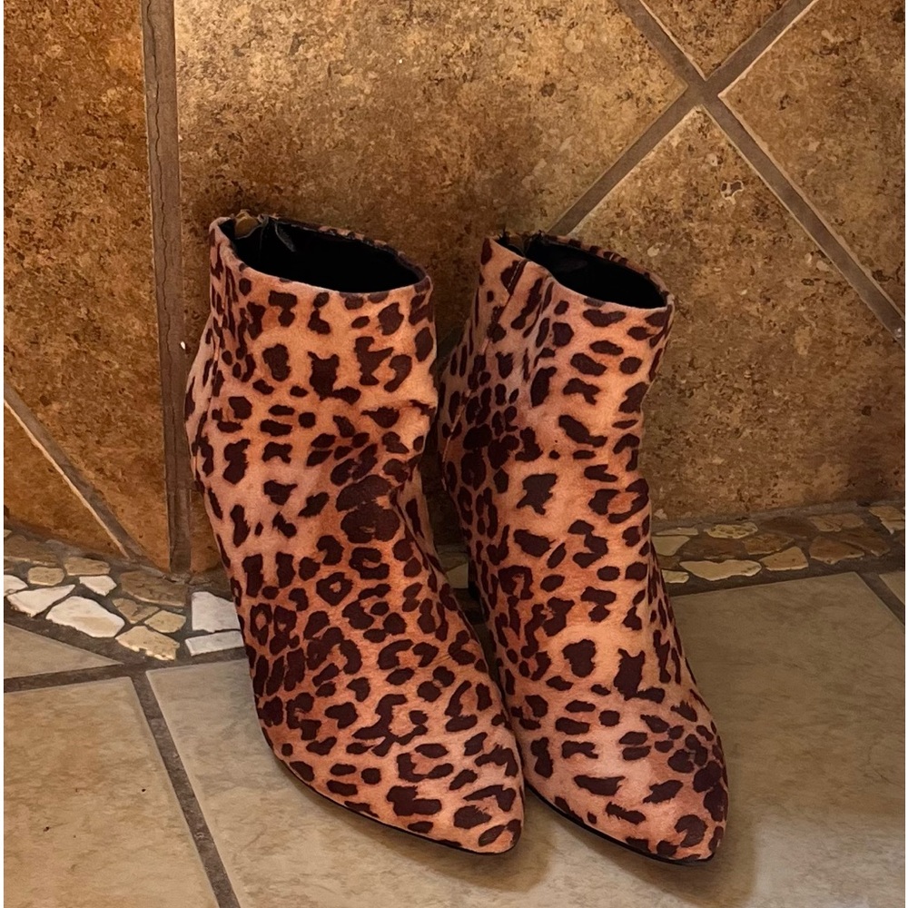 Sexy Express Leopard Print Booties